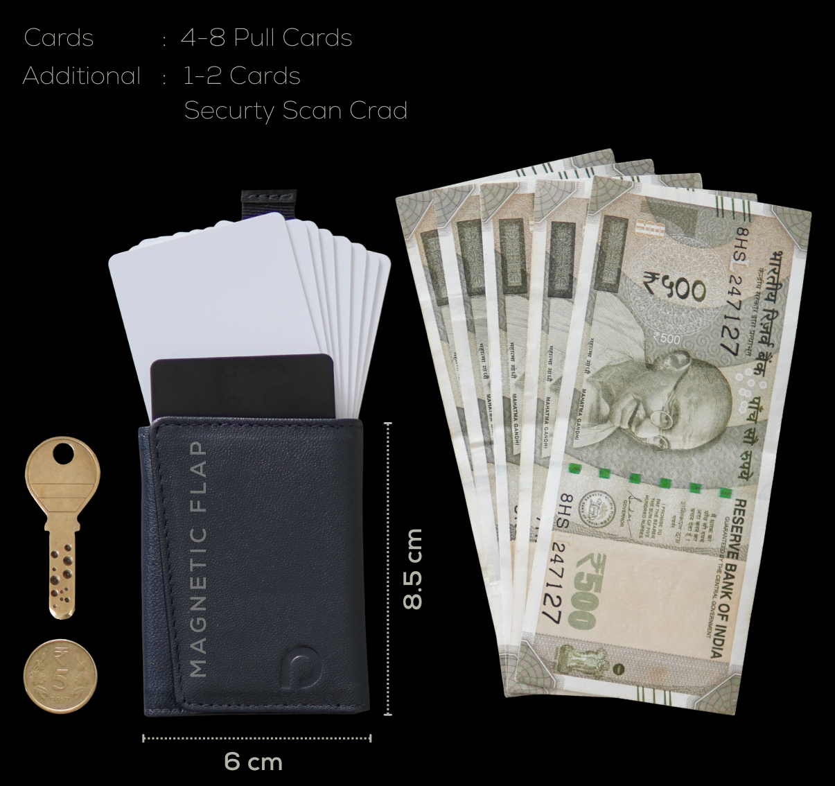 Wallet-Duo Blue Black