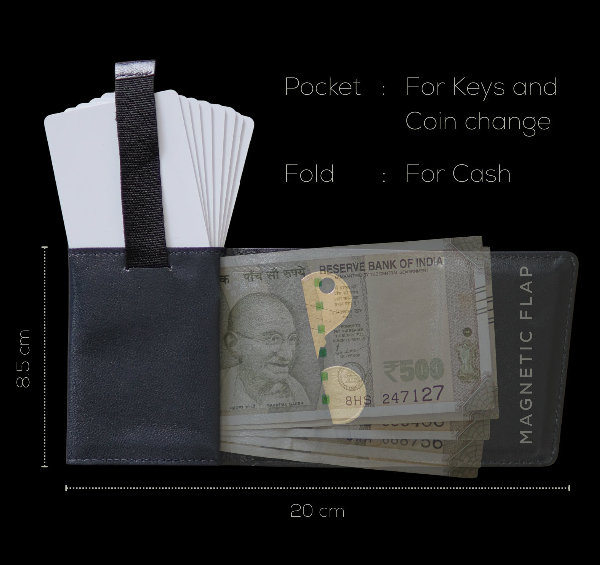 Wallet-Duo Blue Black