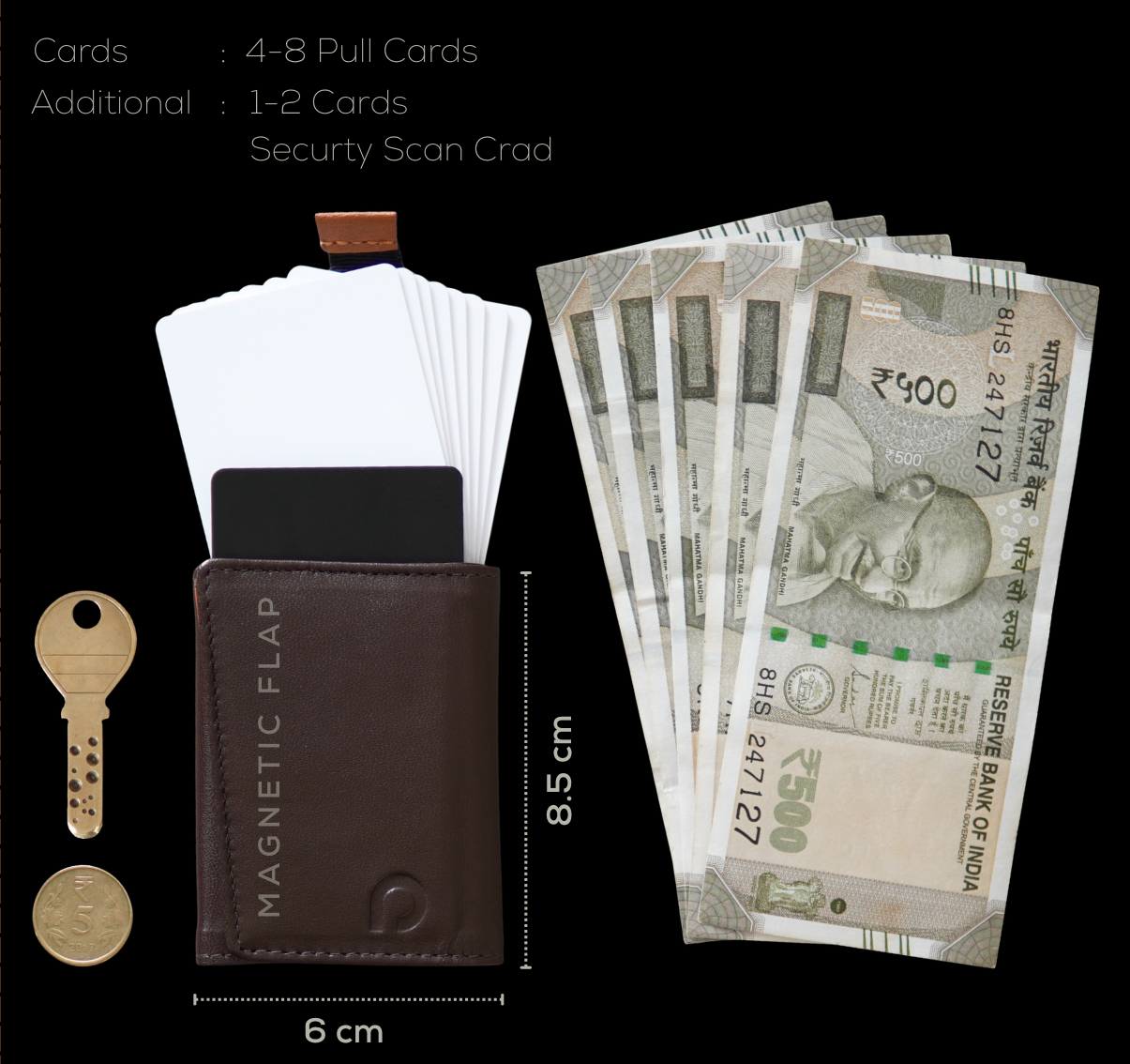 Wallet-Duo Bown Tan