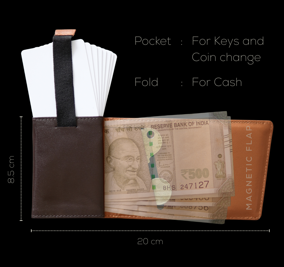 Wallet-Duo Bown Tan