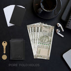 Pore-Fold-Solid Black