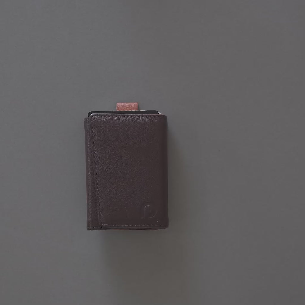 Wallet-Duo Bown Tan Blue Black Black Brown